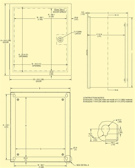 nema 1 electrical enclosure|nema enclosure sizes chart.